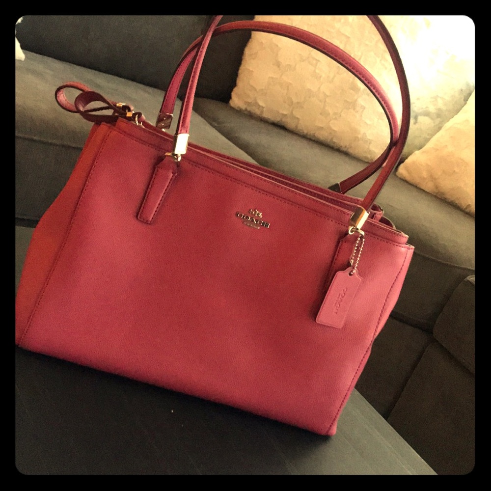 Pink Coach handbag
